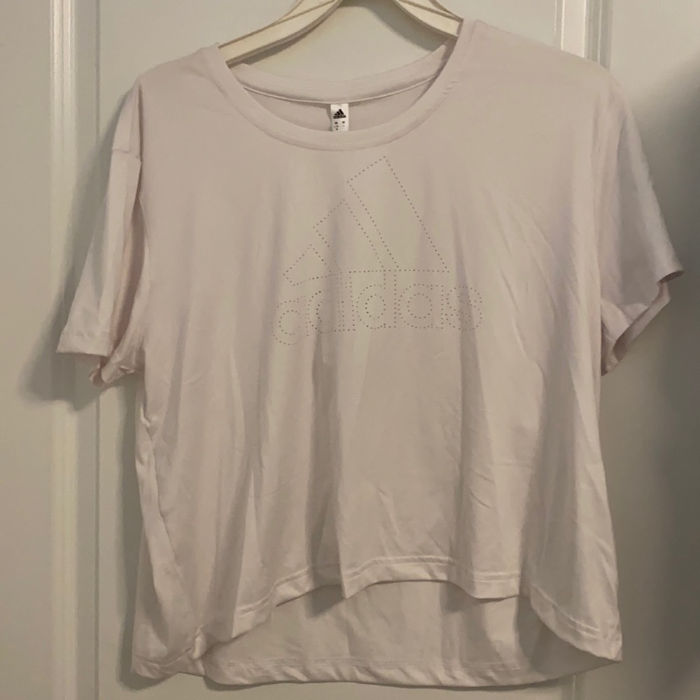 White ADIDAS tshirt